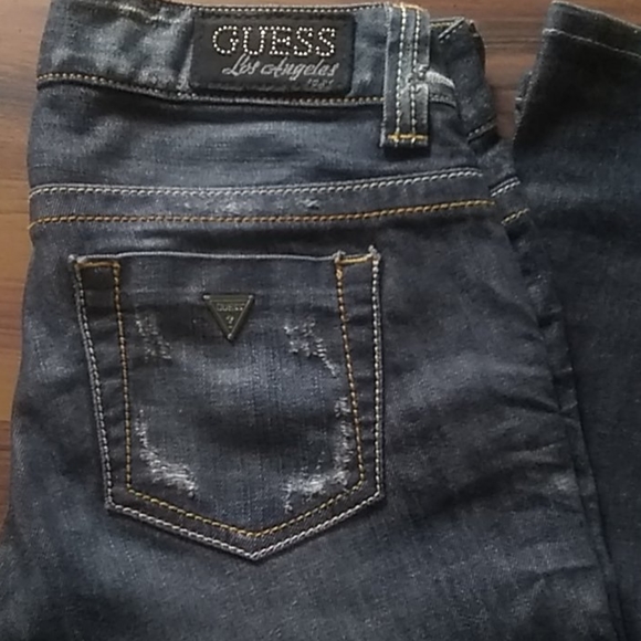 GUESS RIPPED JEANS - Picture 3 of 12